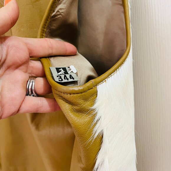 Vintage Bill Robinson cow hide vest size Large - Picture 10 of 17